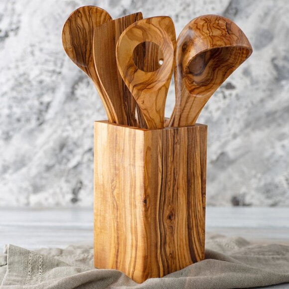Wooden Utensils Holder - Picture 6 of 6